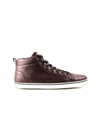 City Boy Synthetic Leather Brown Shoes